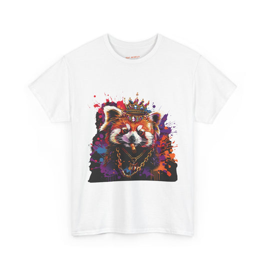 Rebel Red Panda Graphic Tee Unisex Heavy Cotton T-Shirt | Red Panda Rebel Frequency