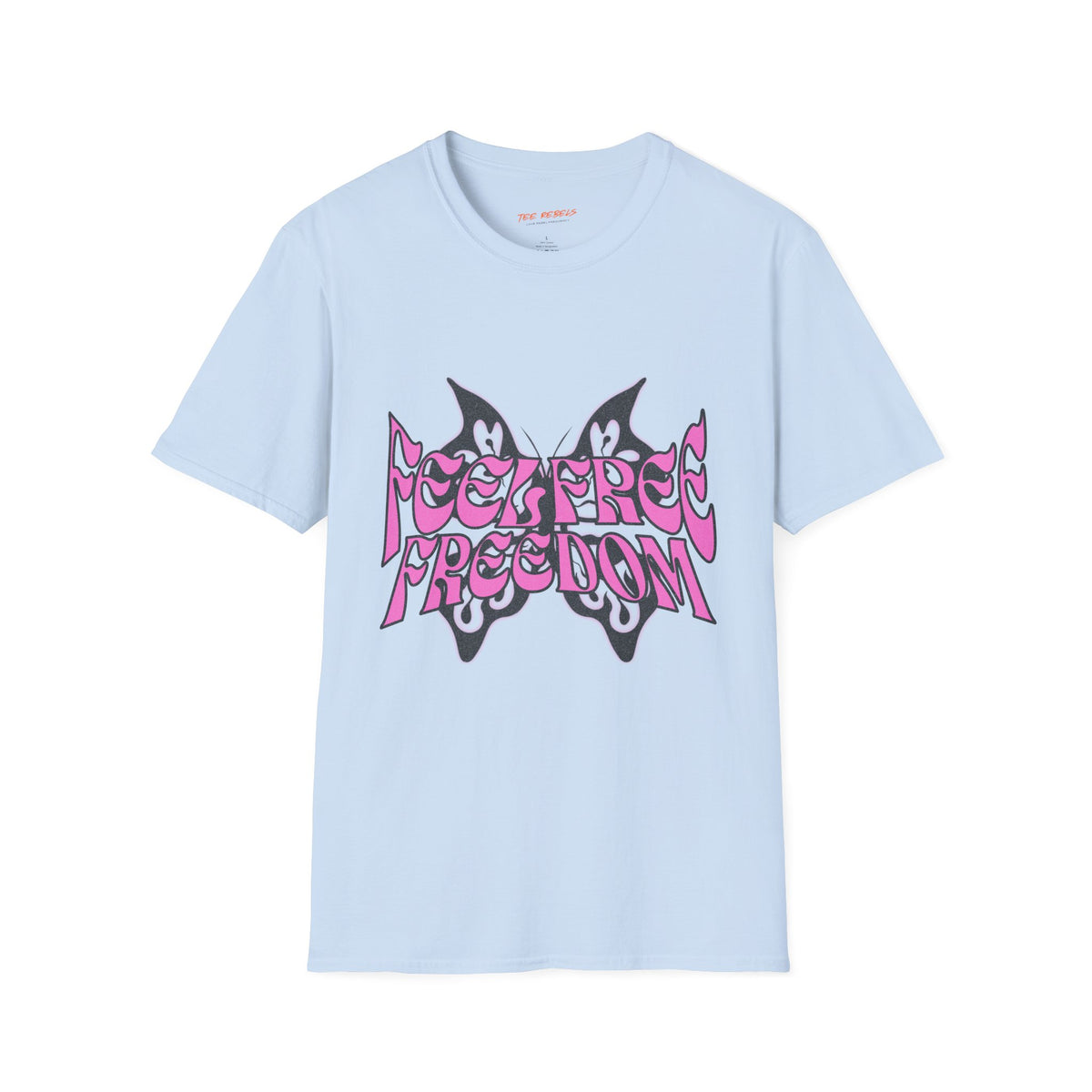 Feel Free & Freedom Butterfly Spread Love Graphic T-Shirt