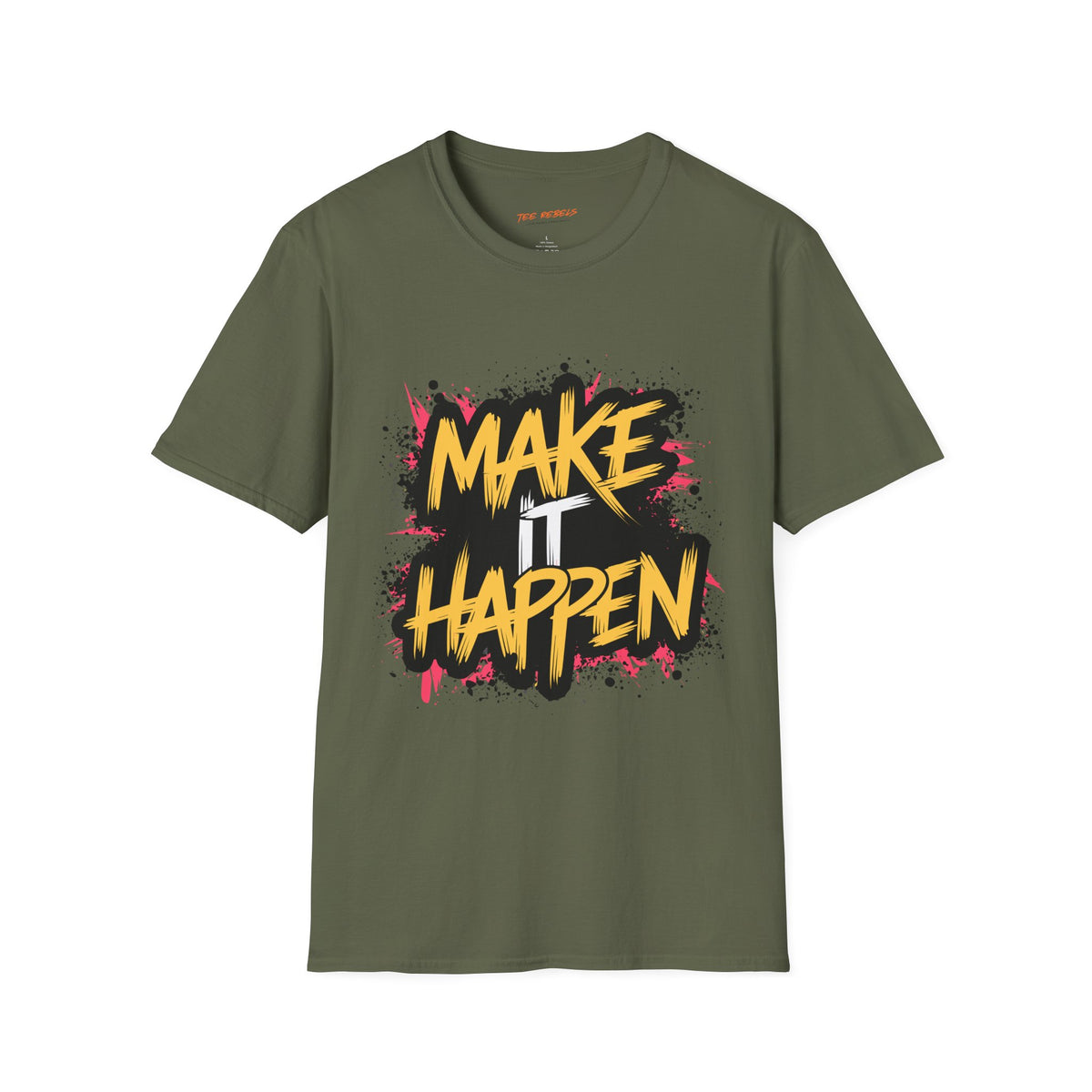 Motivational T-Shirt - Make It Happen & Spread Love Graphic T-Shirt