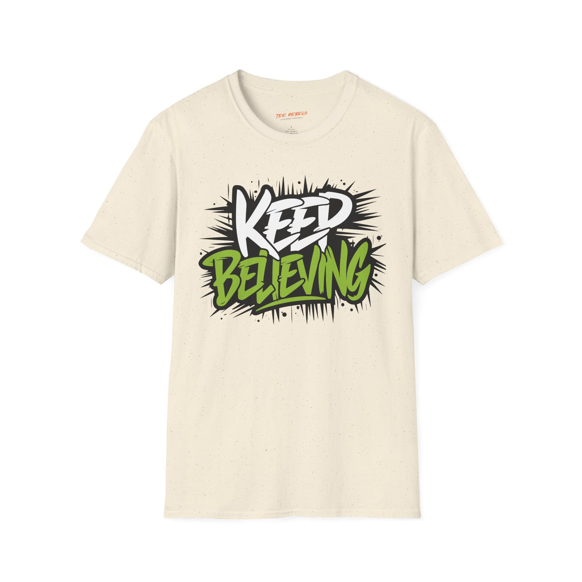 Motivational T-Shirt - Keep Believing & Spread Love Graphic T-Shirt