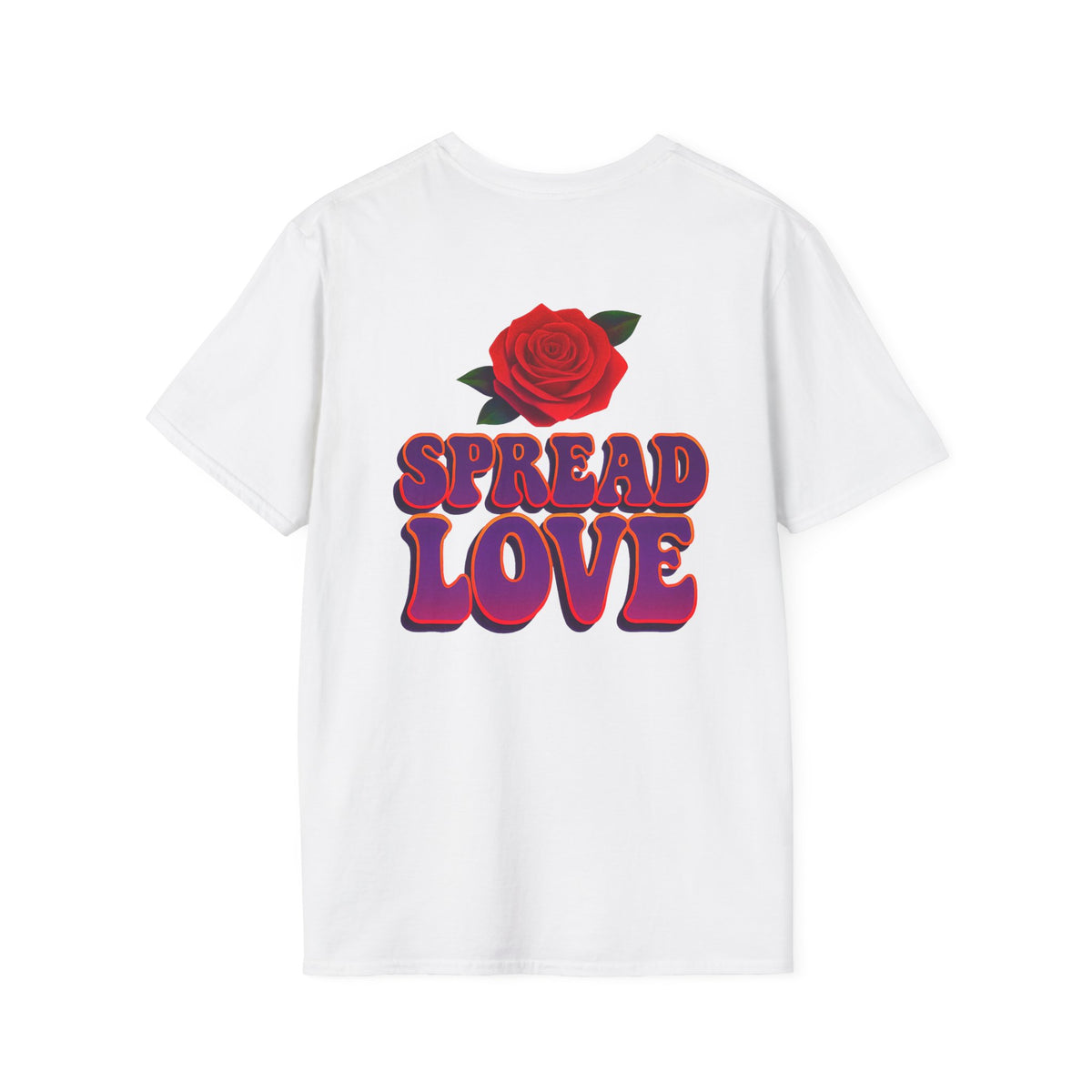 Retro Floral Butterfly Graphic Tee Spread - Love Rose T-Shirt
