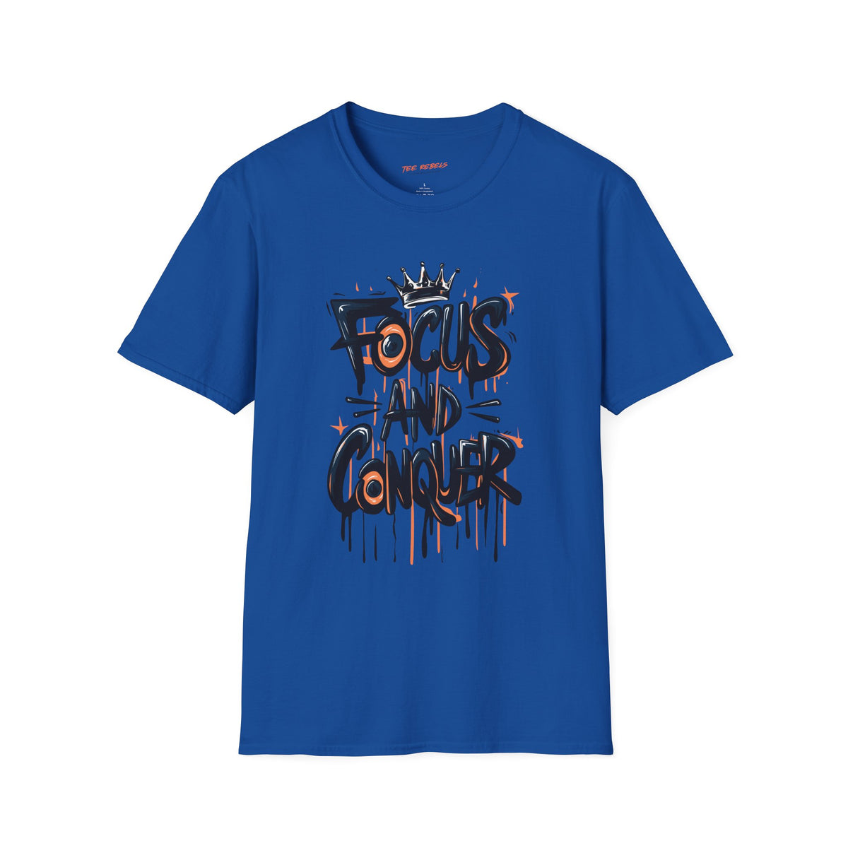 Motivational T-Shirt - Focus and Conquer / Spread Love Graphic T-Shirt