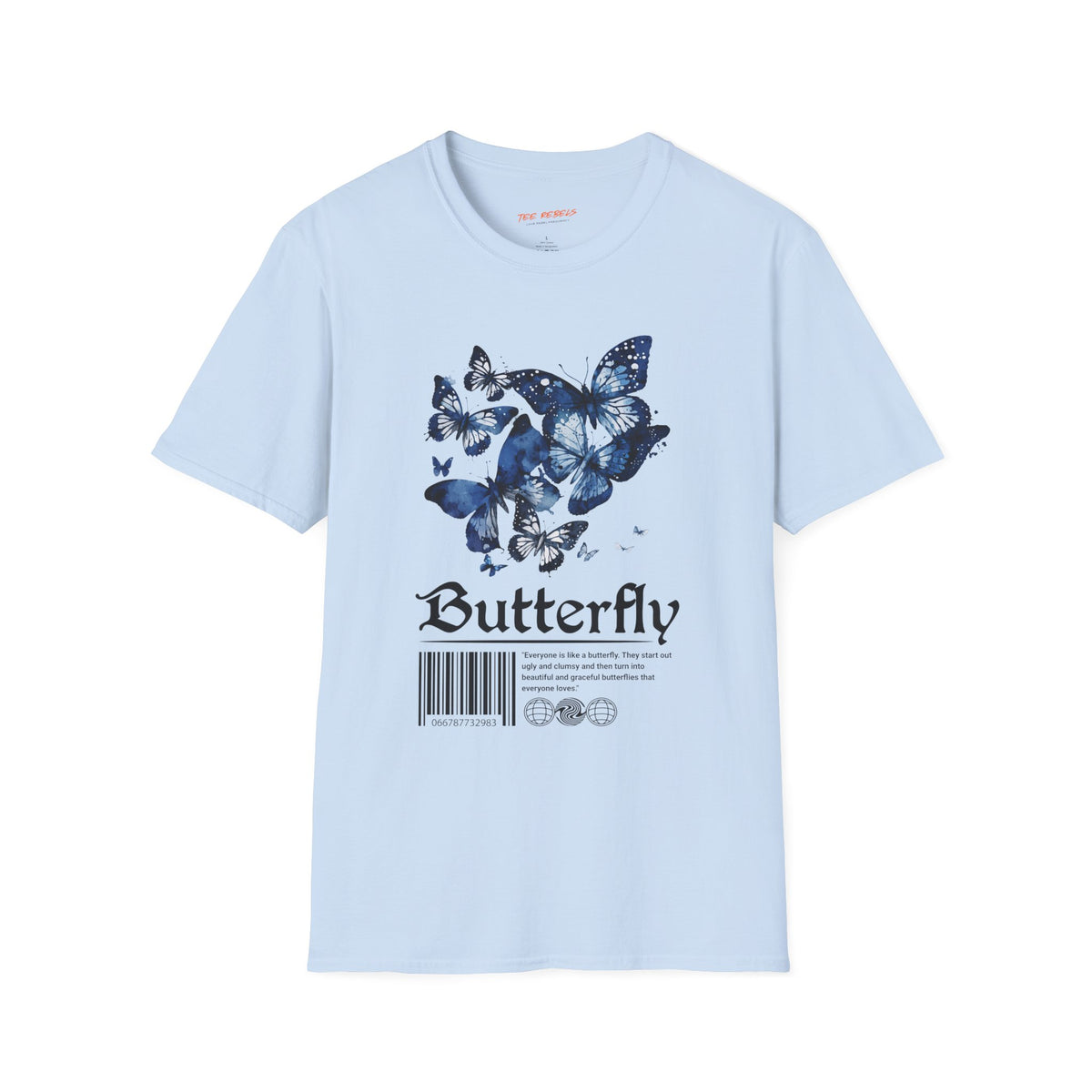 Butterfly Rose "Spread Love" Graphic T-Shirt