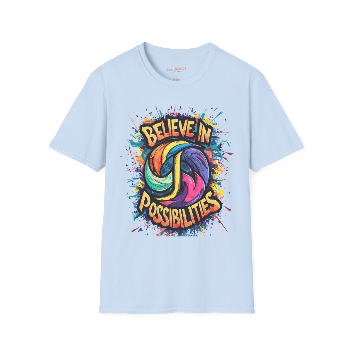 Motivational T-Shirt - Spread Love & Believe in Possibilities Graphic T-Shirt