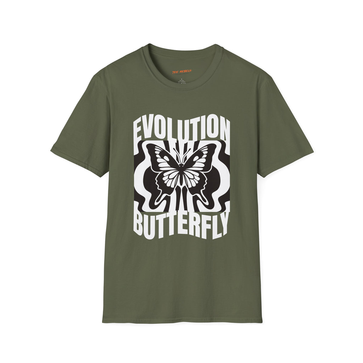Evolution Butterfly 2 Spread Love Graphic T-Shirt