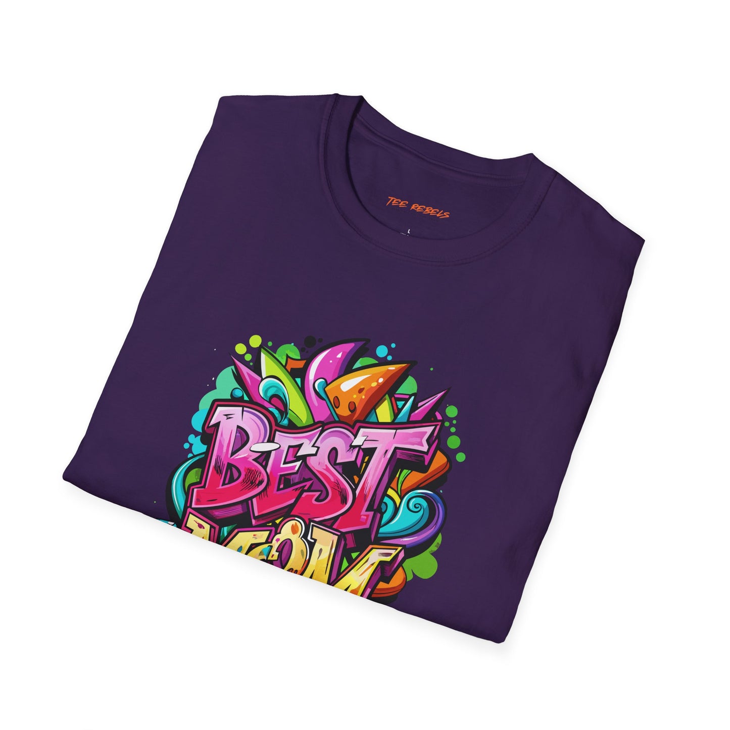 Best Mom Unisex Softstyle T-Shirt | Colorful, Fun Gift for Mother's Day