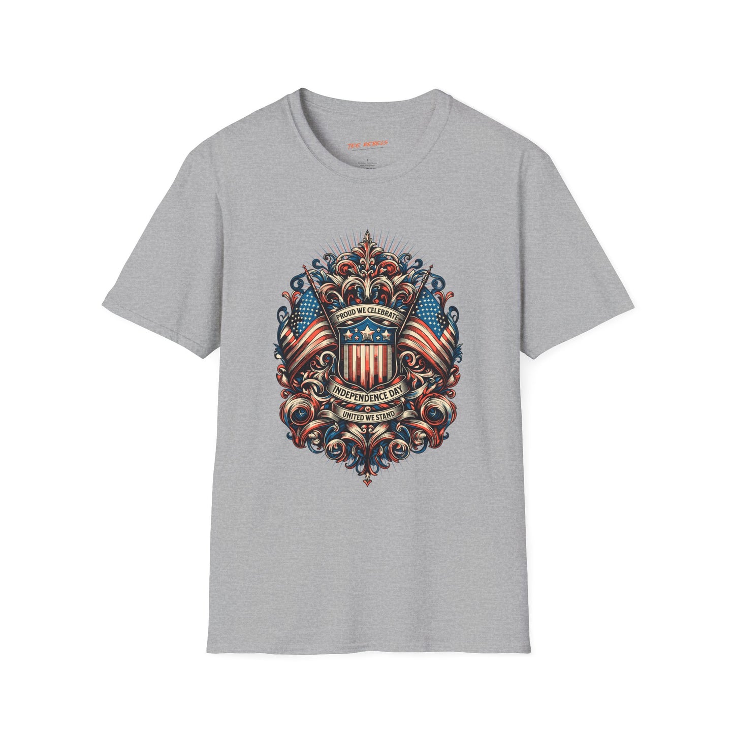 Patriotic Independence Day USA Unisex Streetwear T-Shirt | American Graphic T-Shirt | Patriotic Rebel Frequency