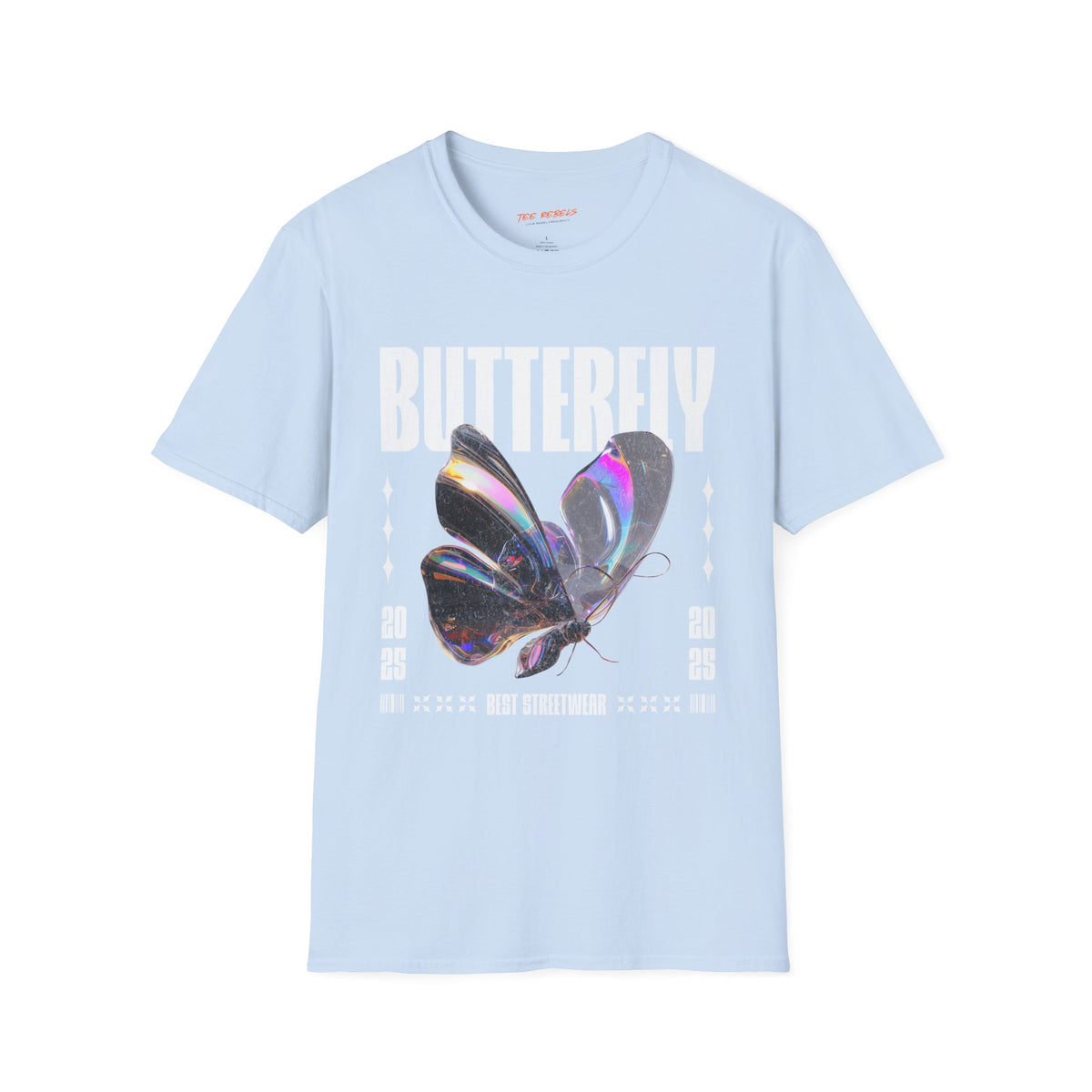 Butterfly & Spread Love Graphic T-Shirt