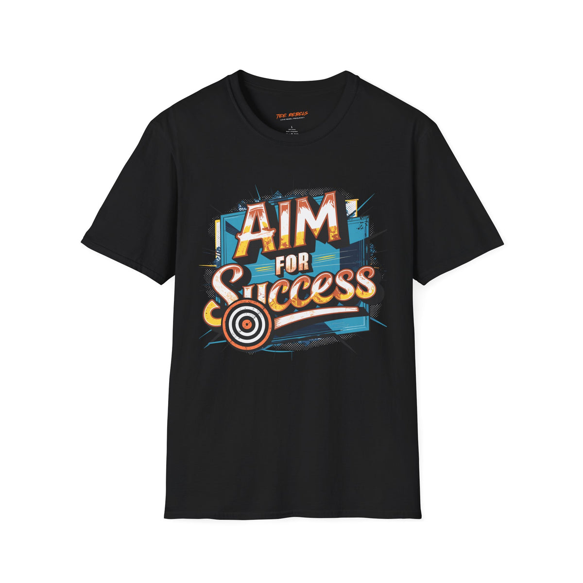 Motivational T-Shirt - Aim for Success Spread Love Graphic T-Shirt