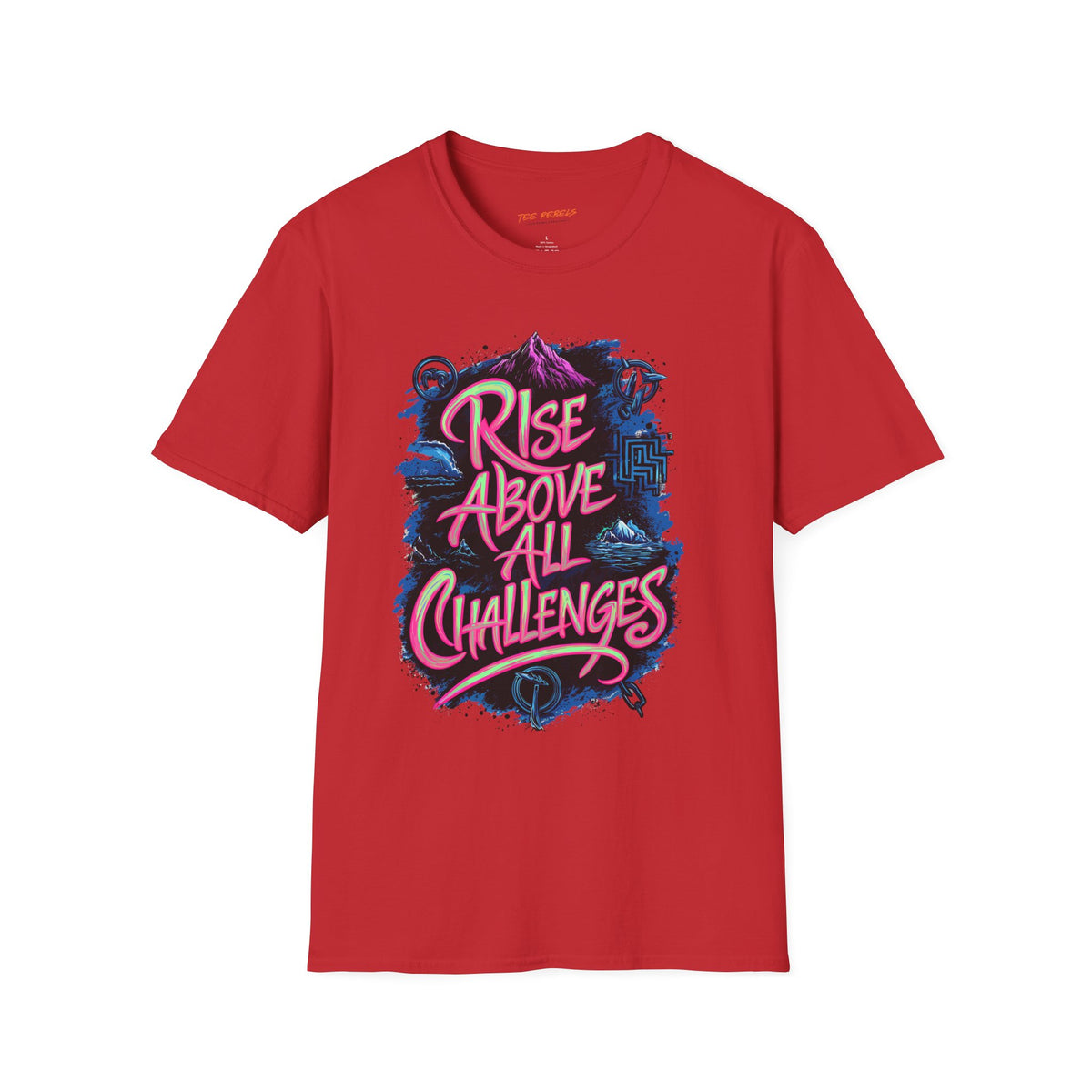 Motivational T-Shirt - Rise Above All Challenges & Spread Love T-Shirt