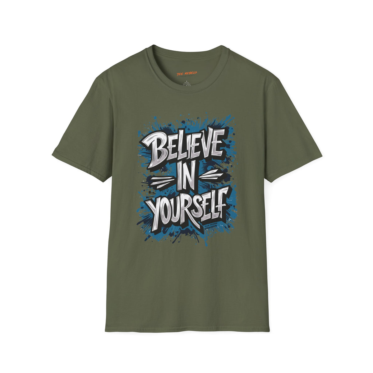 Motivational T-Shirt - Believe in Yourself & Spread Love Graphic T-Shirt