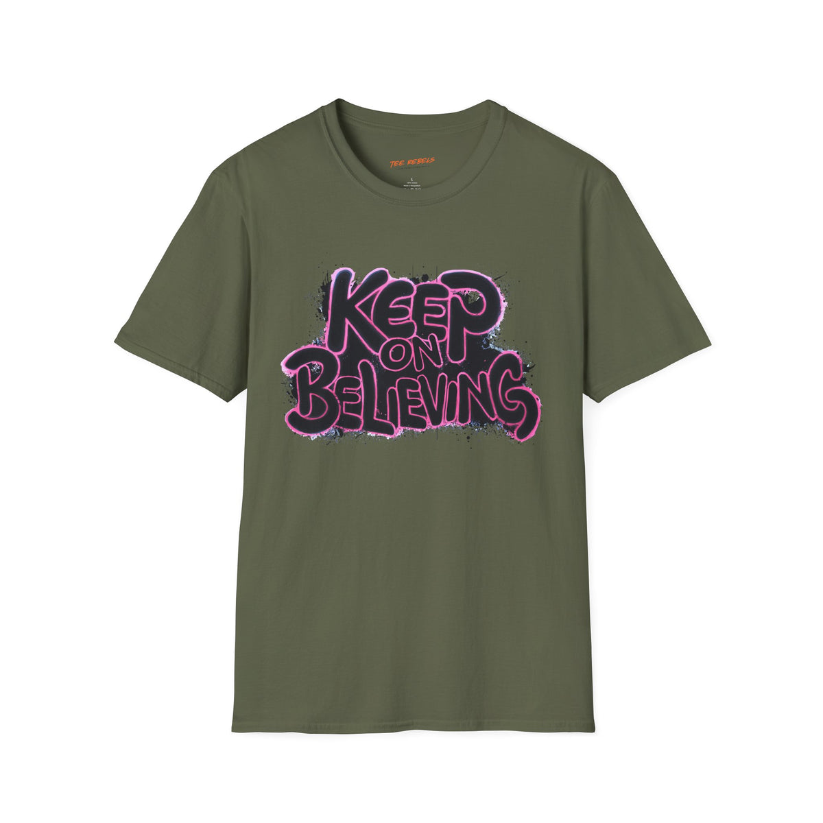 Motivational T-Shirt - Spread Love & Keep On Believing Graphic T-Shirt