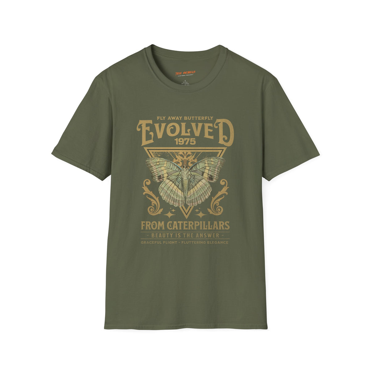 Evolved Spread Love Rose Graphic T-Shirt