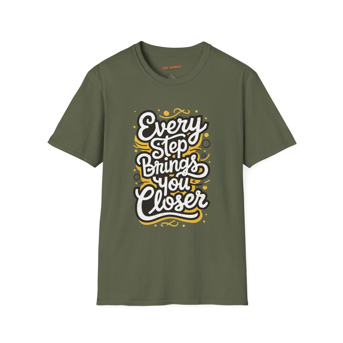 Motivational T-Shirt - Spread Love Every Step Brings You Closer Graphic T-Shirt