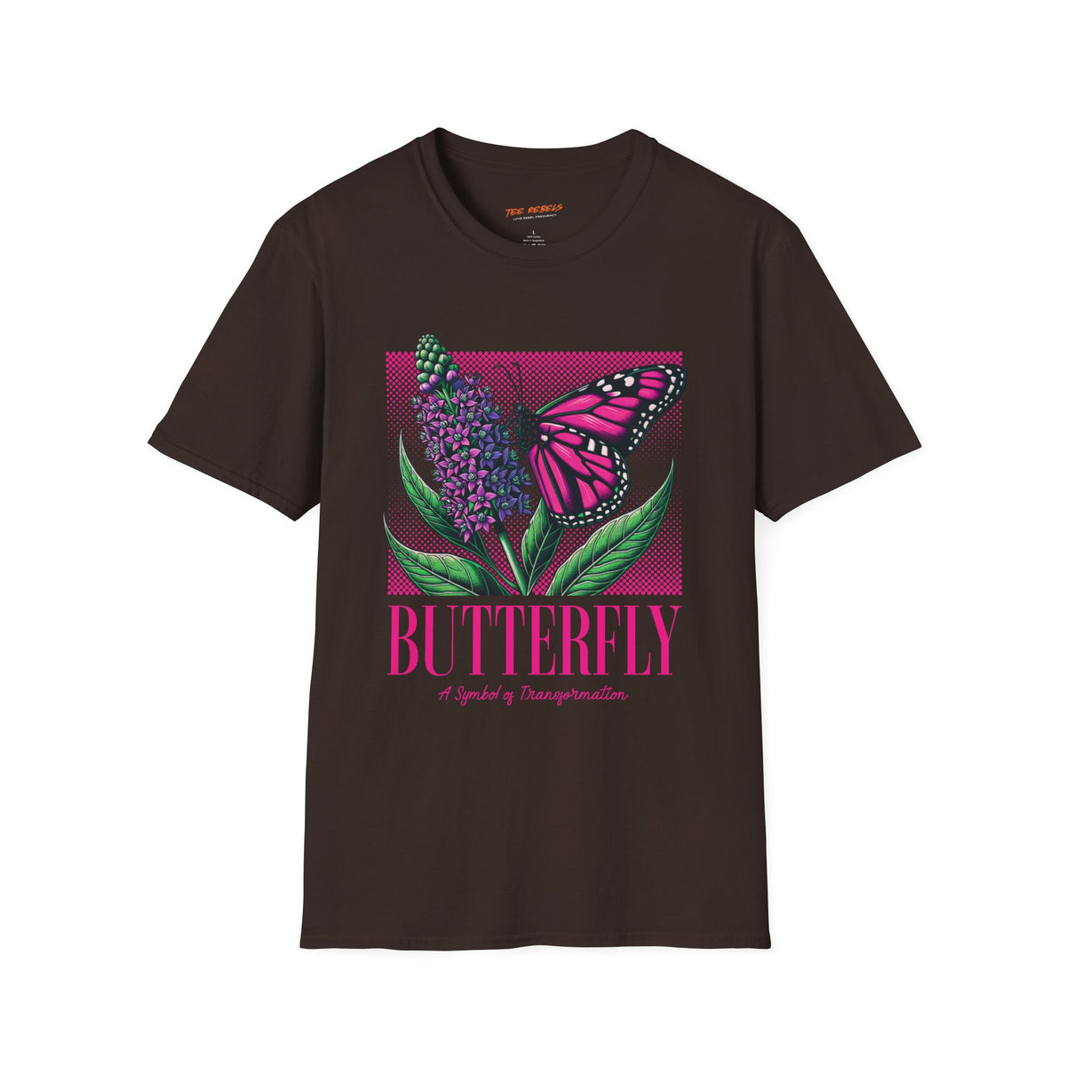 Spread Love Butterfly & Rose Graphic T-Shirt