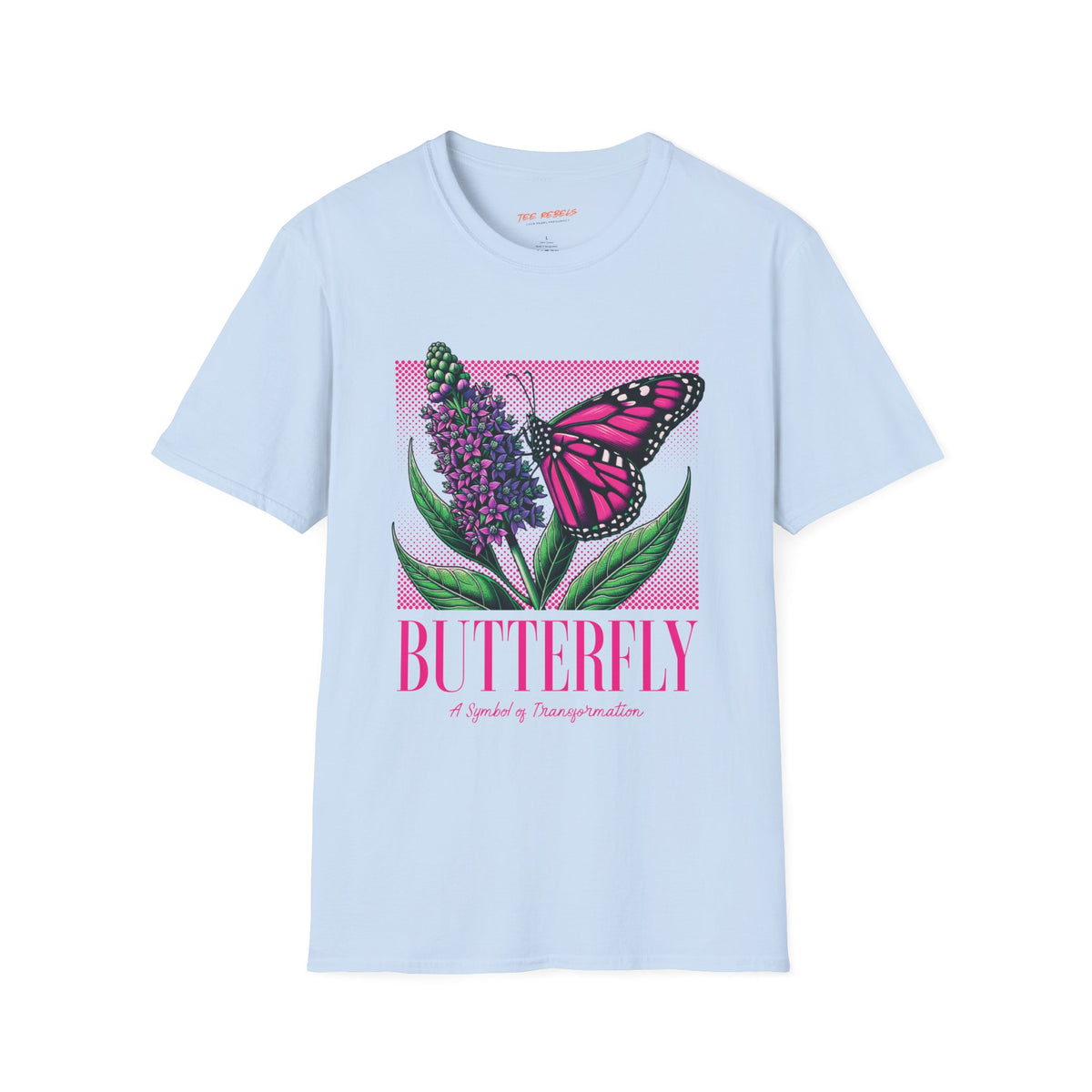 Spread Love Butterfly & Rose Graphic T-Shirt