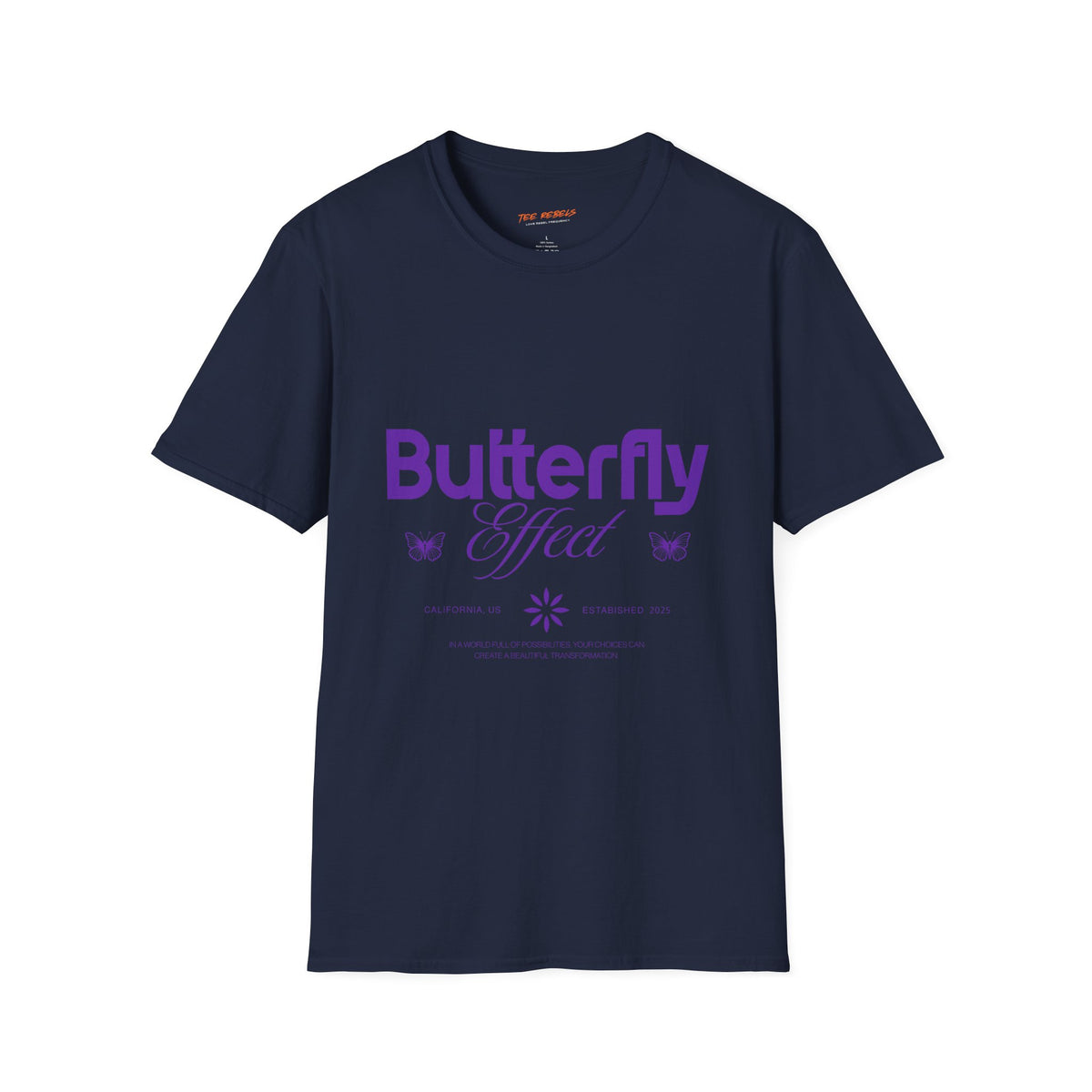 Butterfly Effect Tee — Spread Love Rose Graphic T-Shirt