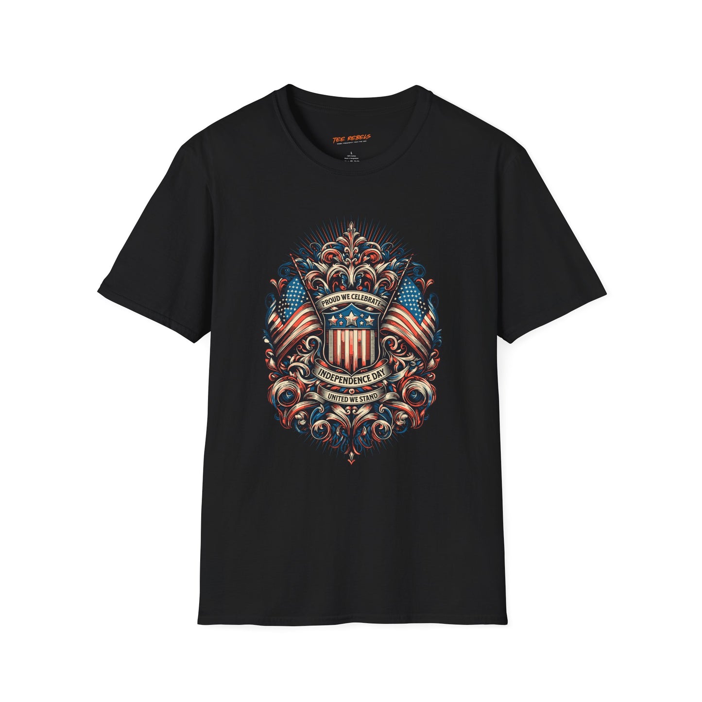 Patriotic Independence Day USA Unisex Streetwear T-Shirt | American Graphic T-Shirt | Patriotic Rebel Frequency