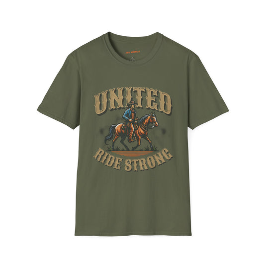 United Ride Strong Graphic Unisex Streetwear T-Shirt - Spread Love | Perfect for Casual Wear, Gifts, Festivals, Holidays