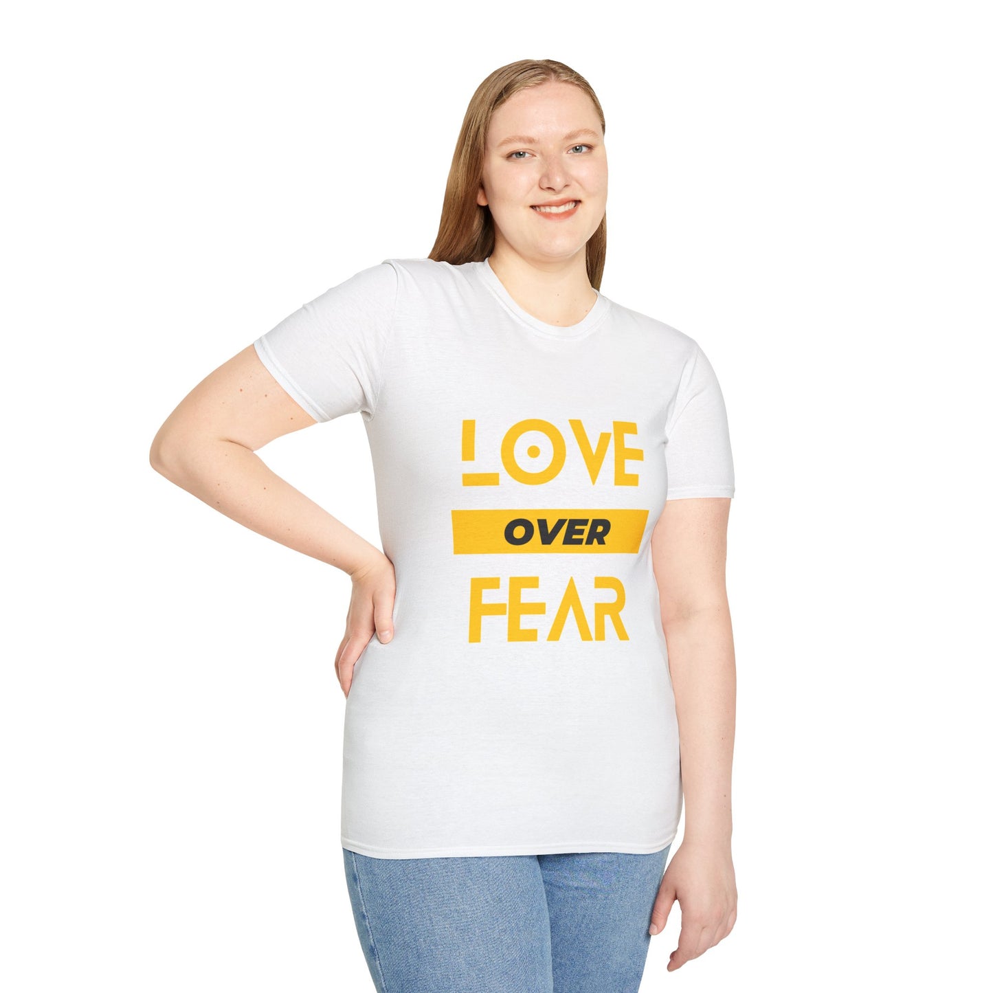 Love Over Fear Unisex T-Shirt | Love Over Fear Rebel Frequency