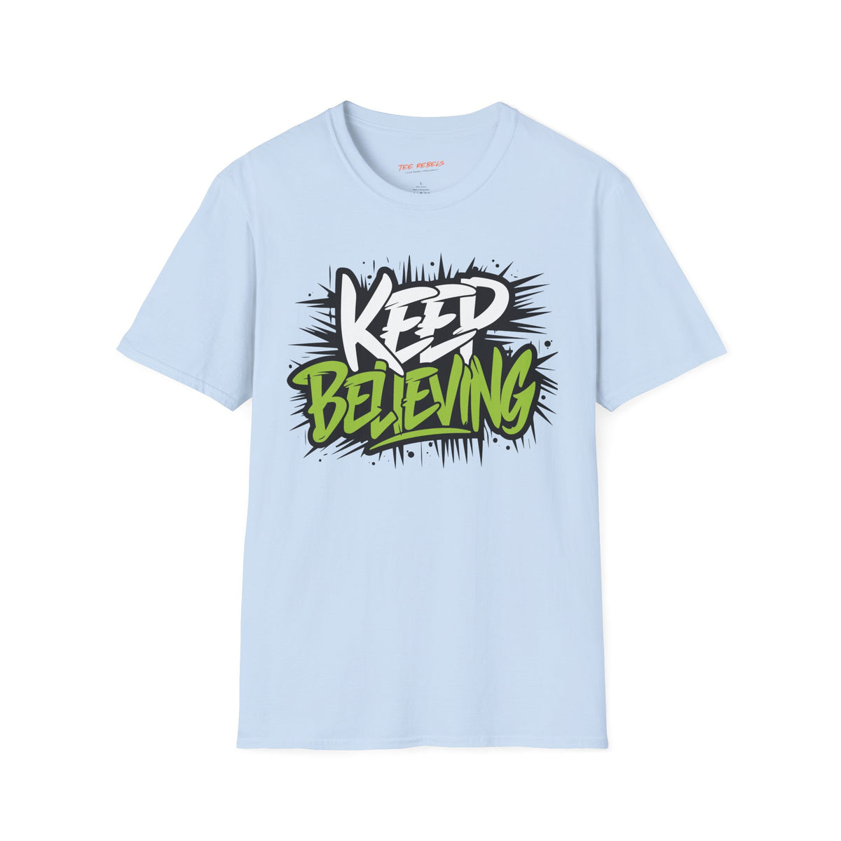 Motivational T-Shirt - Keep Believing & Spread Love Graphic T-Shirt