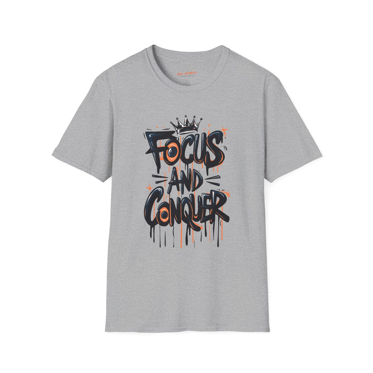 Motivational T-Shirt - Focus and Conquer / Spread Love Graphic T-Shirt