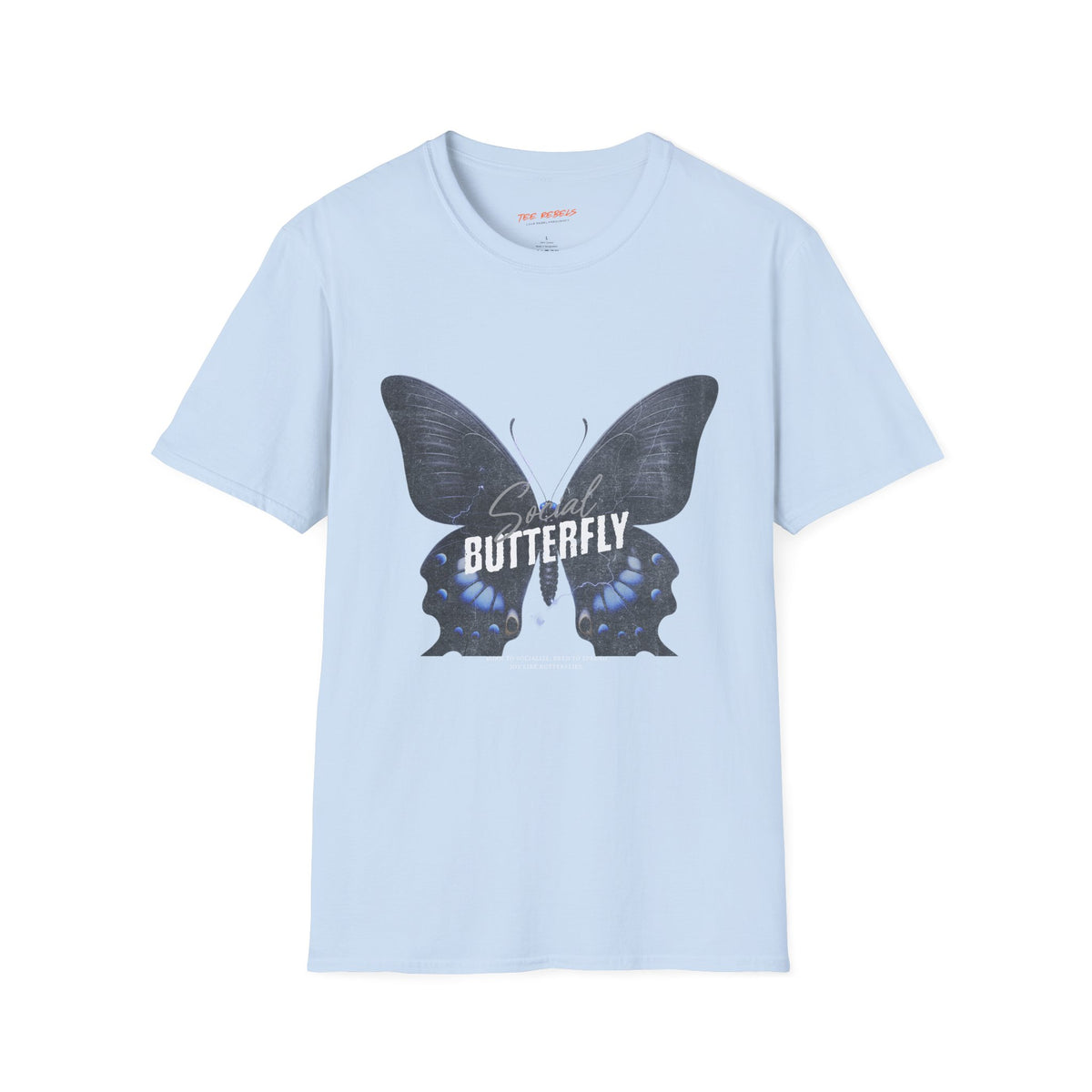 Social Butterfly Spread Love Graphic T-Shirt