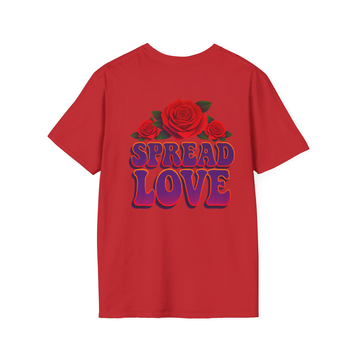 Chase Dream Butterfly Graphic Spread Love Rose T-Shirt