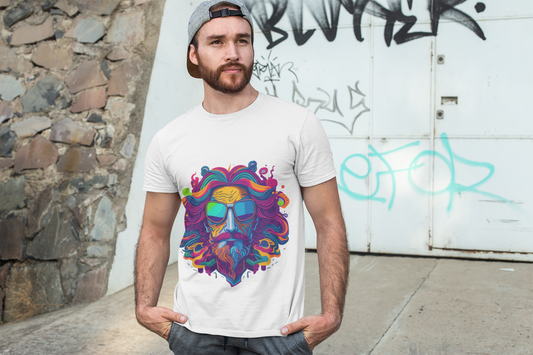 Psychedelic Free Spirit Man Unisex Tee | Man Rebel Frequency