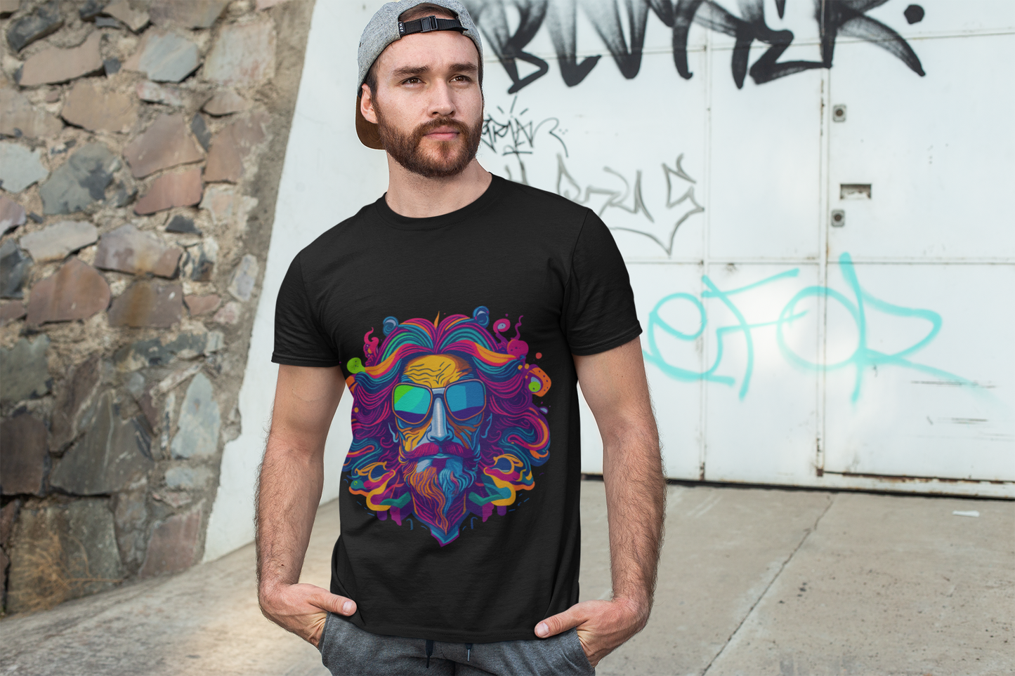 Psychedelic Free Spirit Man Unisex Tee | Man Rebel Frequency