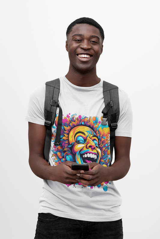 Psychedelic Happy Man Unisex T-Shirt | Happy Rebel Frequency