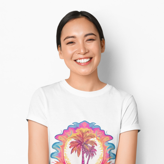 Psychedelic Island Vibe Unisex T-Shirt | Island Rebel Frequency
