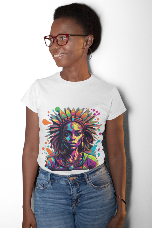 Psychedelic Melananted Lady Unisex T-Shirt | Melananted Rebel Frequency
