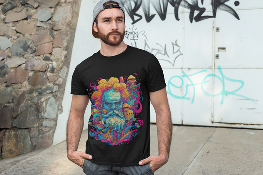 Psychedelic Zeus Unisex T-Shirt | Zeus Rebel Frequency