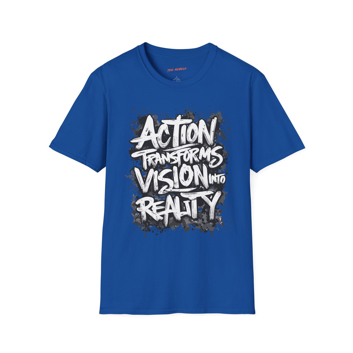 Action Transforms Vision Into Reality Motivational Graphic T-Shirt - Spread Love