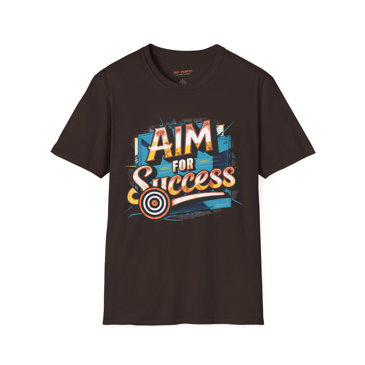 Motivational T-Shirt - Aim for Success Spread Love Graphic T-Shirt