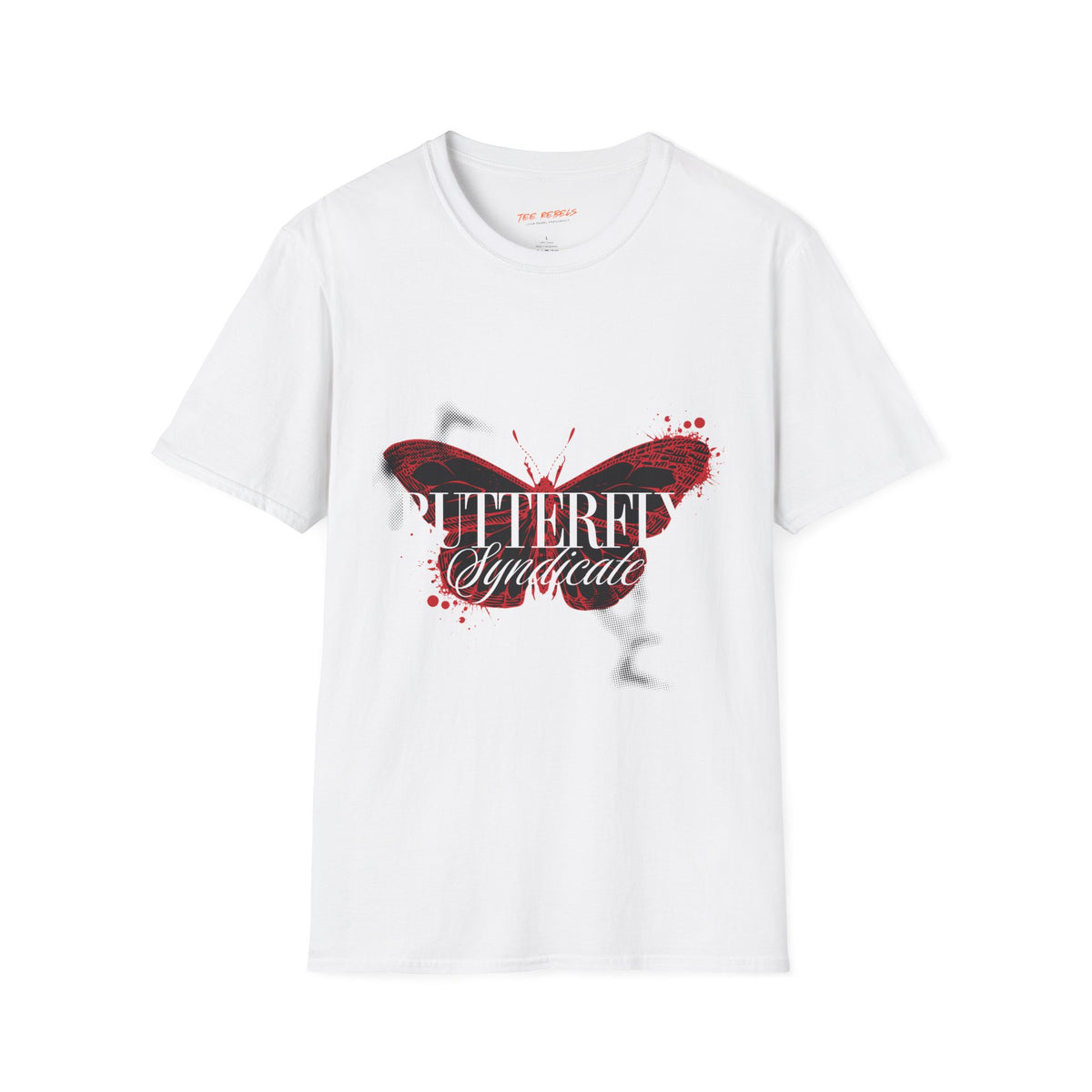 Butterfly Syndicate Spread Love Rose Graphic T-Shirt