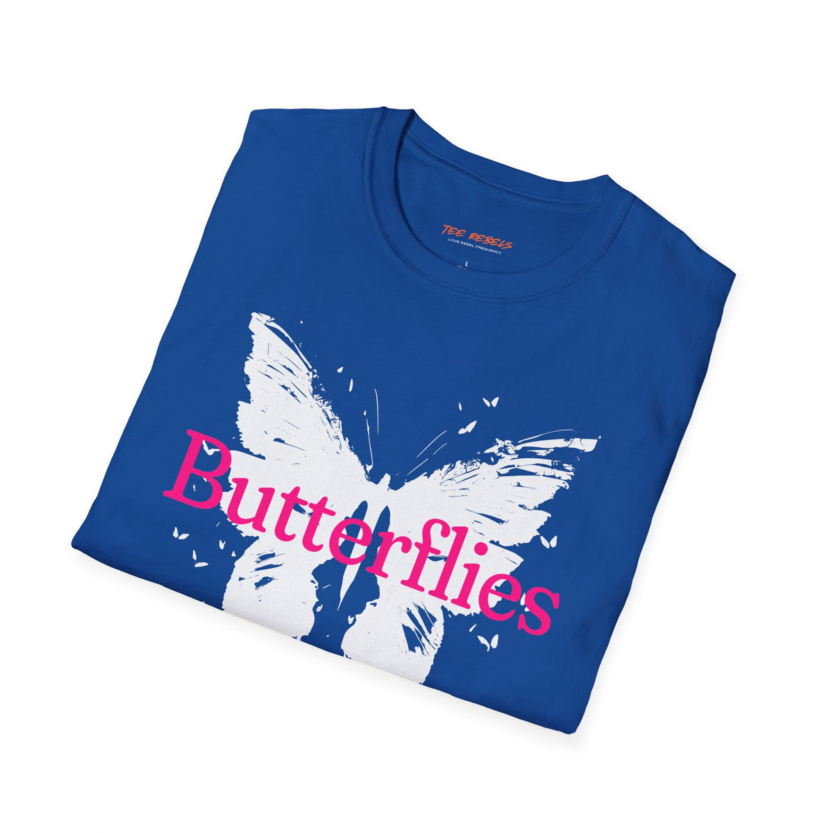 Butterflies “Wild and Free” T‑Shirt — Spread Love Rose Graphic Tee