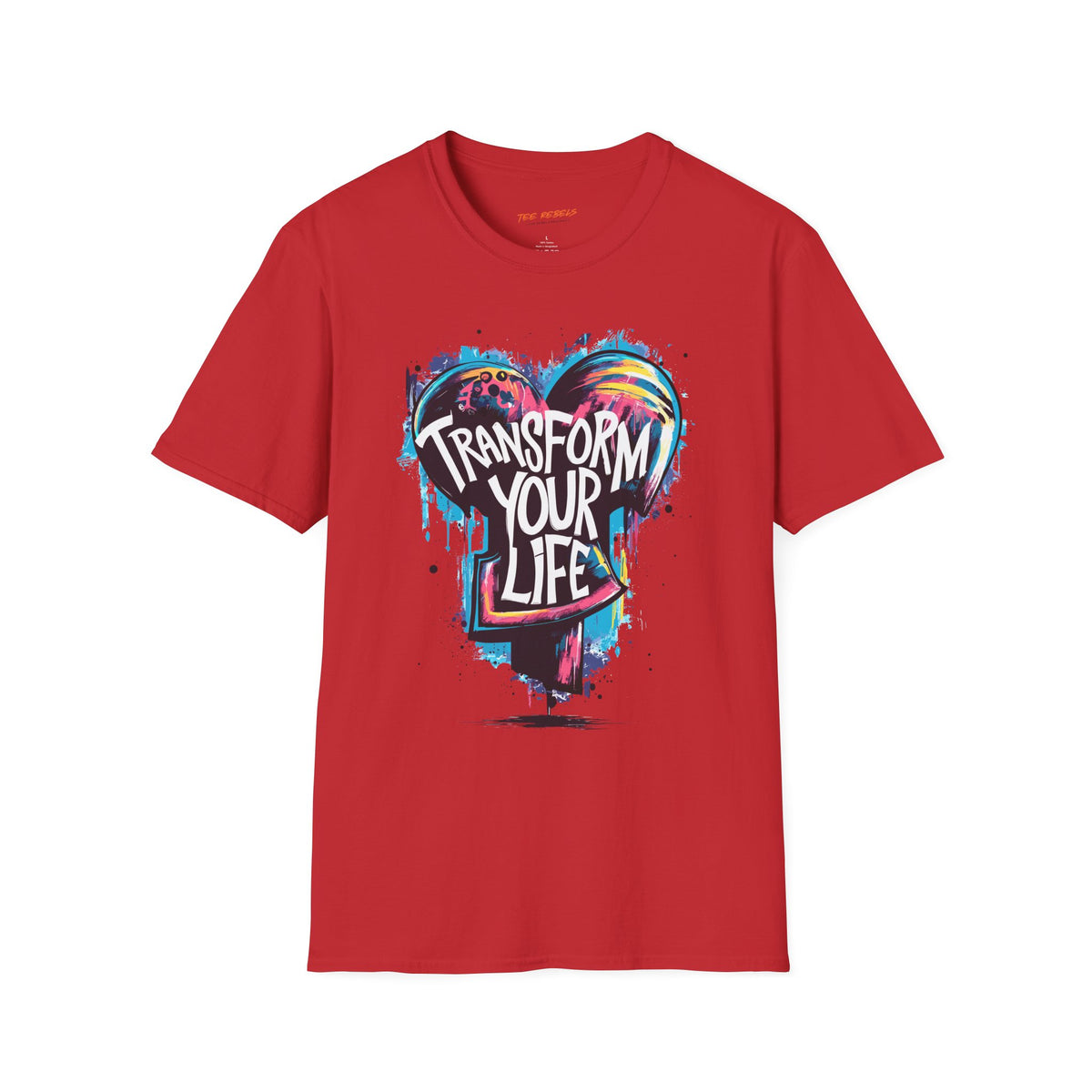Motivational T-Shirt - Transform Your Life & Spread Love Graphic T-Shirt