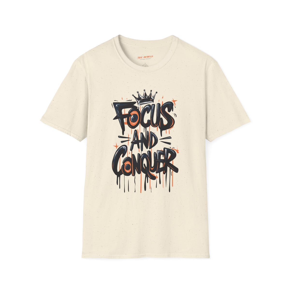 Motivational T-Shirt - Focus and Conquer / Spread Love Graphic T-Shirt