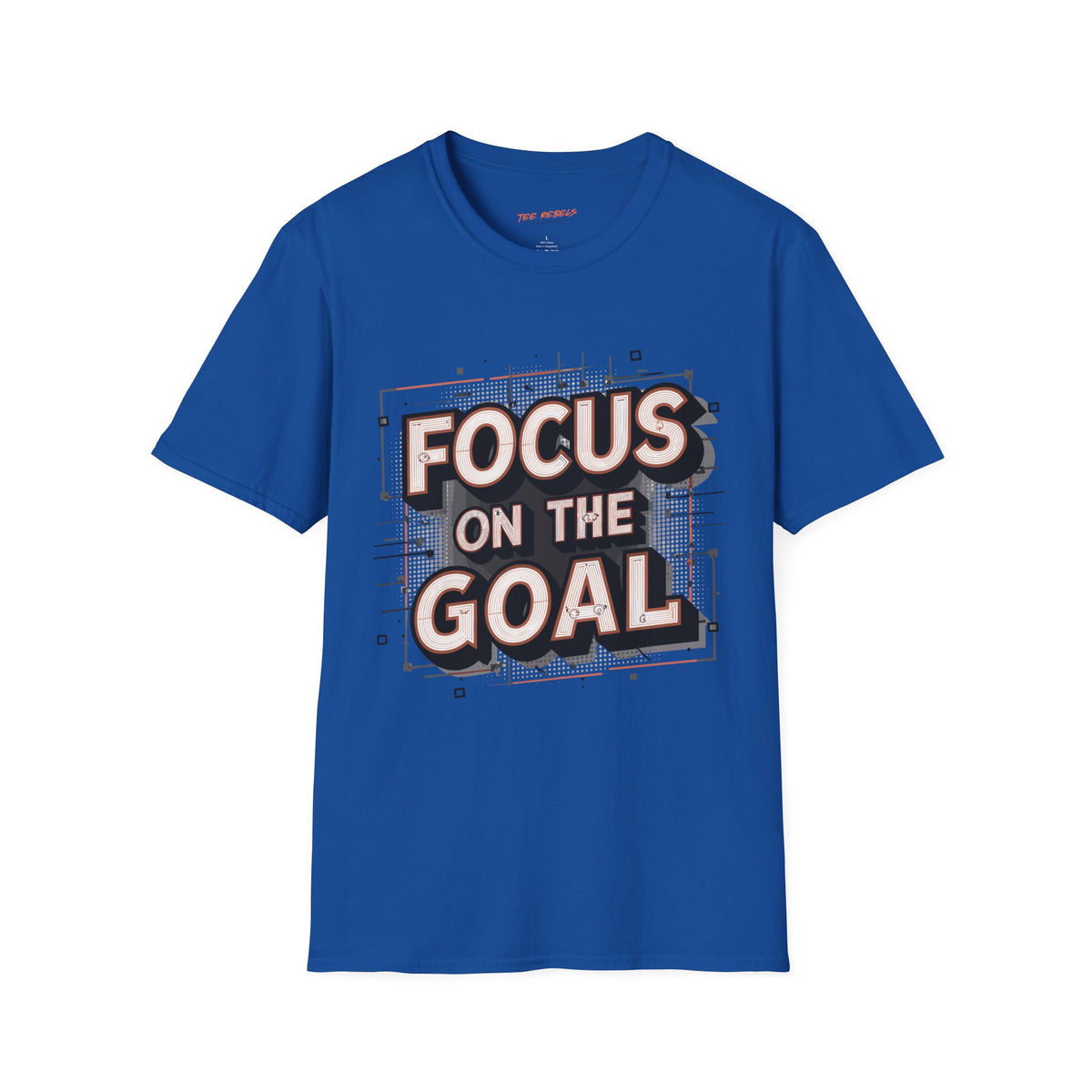 Motivational T-Shirt - Focus on the Goal & Spread Love Graphic T-Shirt