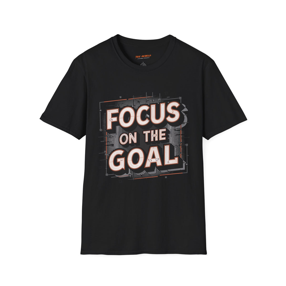Motivational T-Shirt - Focus on the Goal & Spread Love Graphic T-Shirt