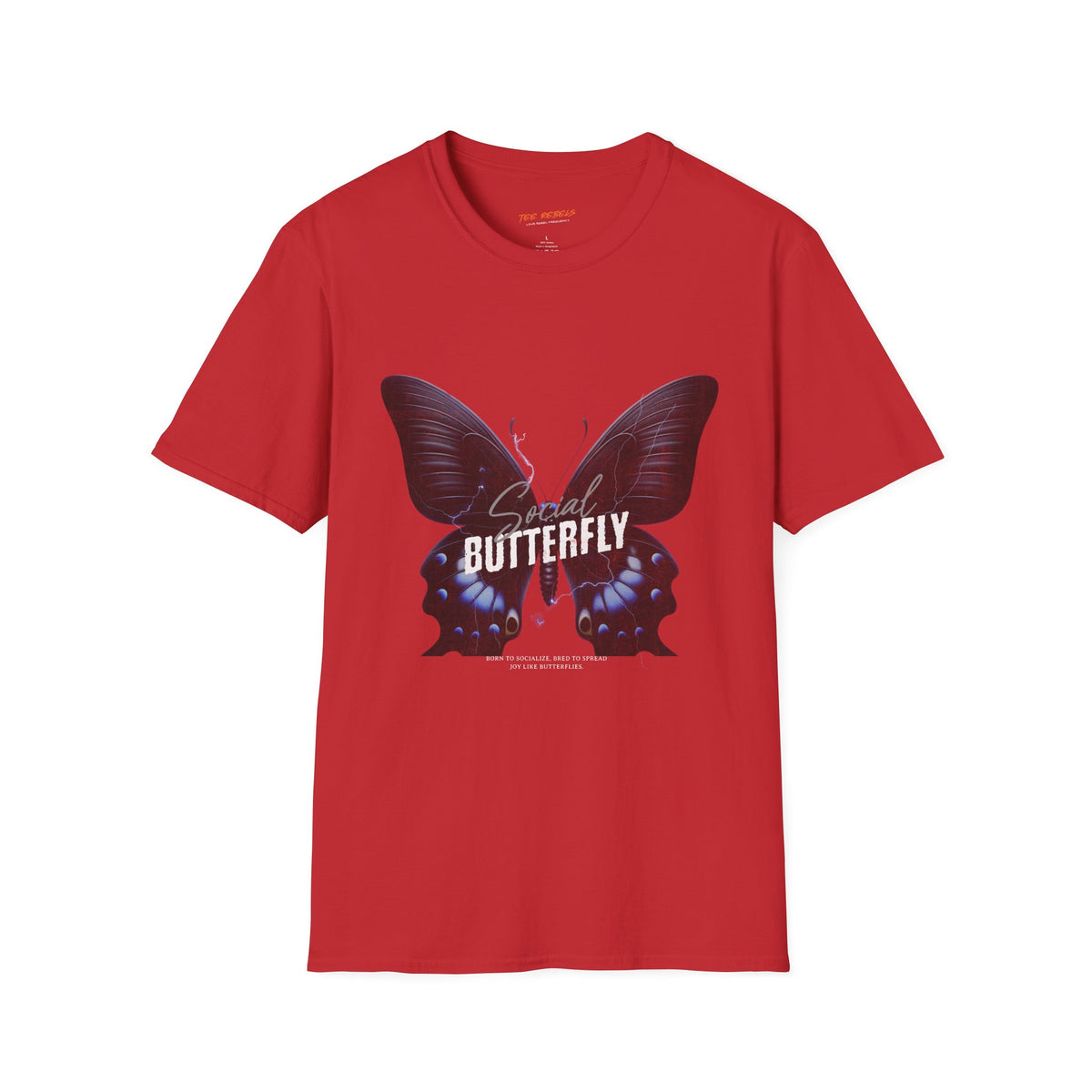 Social Butterfly Spread Love Graphic T-Shirt