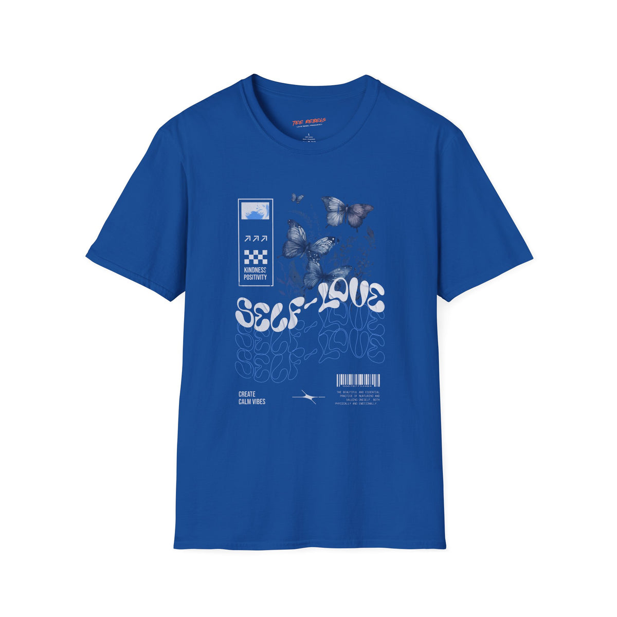 Self-Love Butterfly Spread Love Rose Graphic T-Shirt