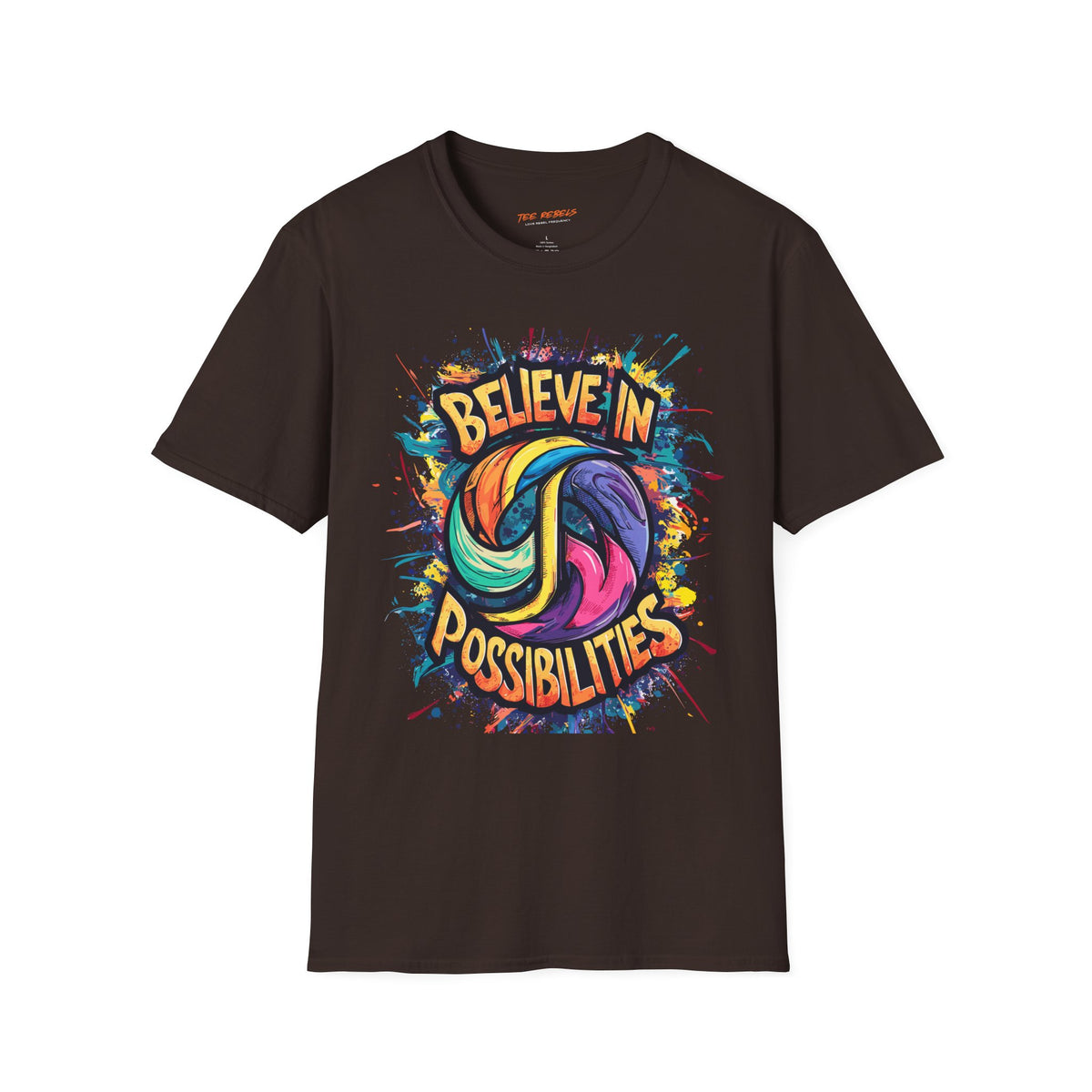 Motivational T-Shirt - Spread Love & Believe in Possibilities Graphic T-Shirt