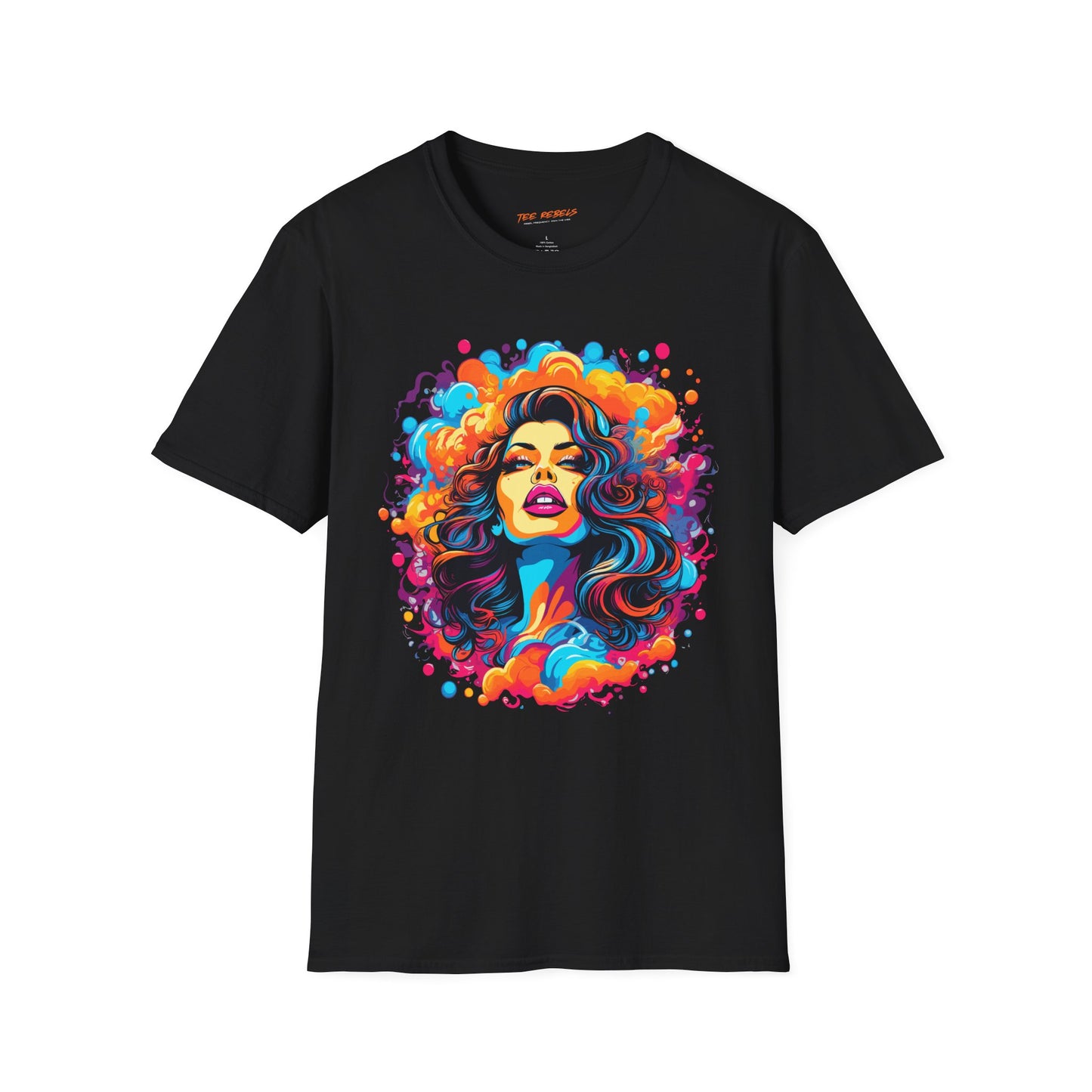 Psychedelic Lady Beauty Unisex T-Shirt | Lady Rebel Frequency