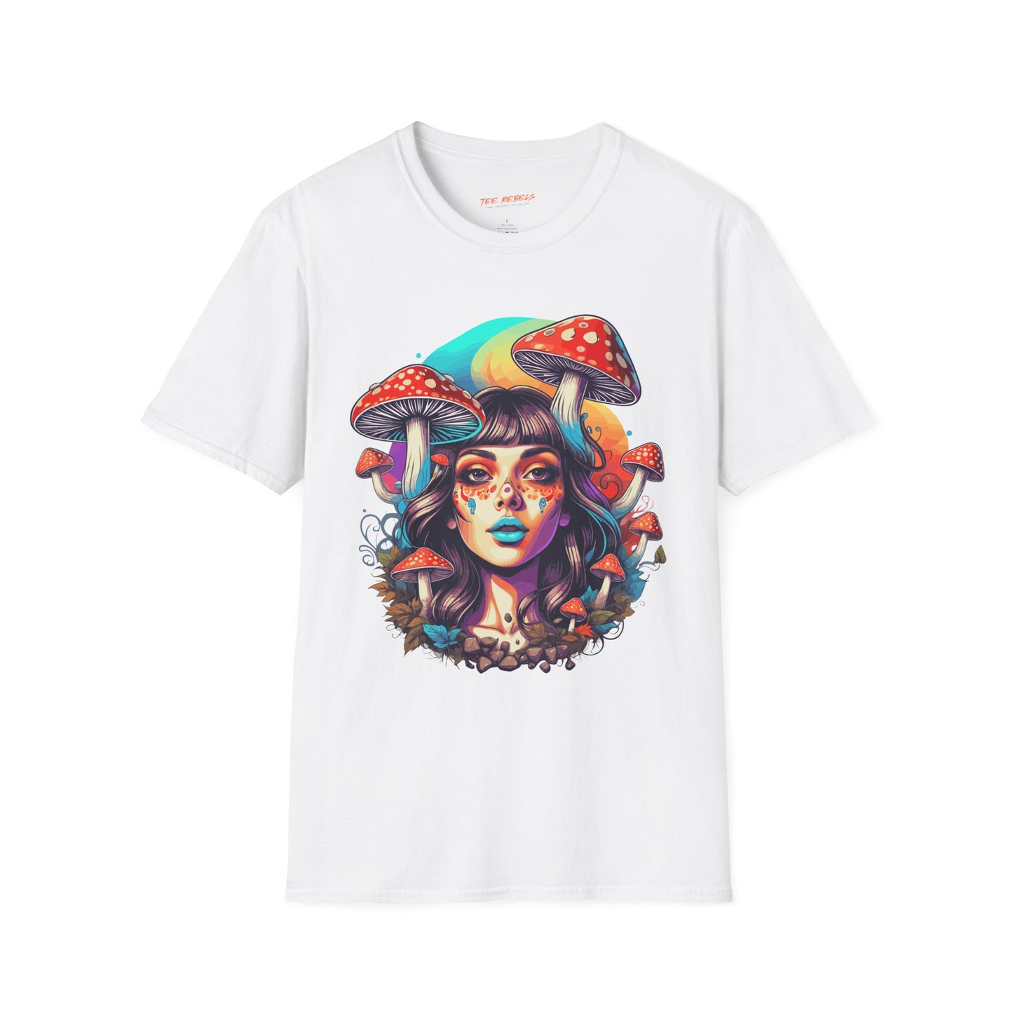 Psychedelic Fungi Lady Unisex T-Shirt | Fungi Rebel Frequency