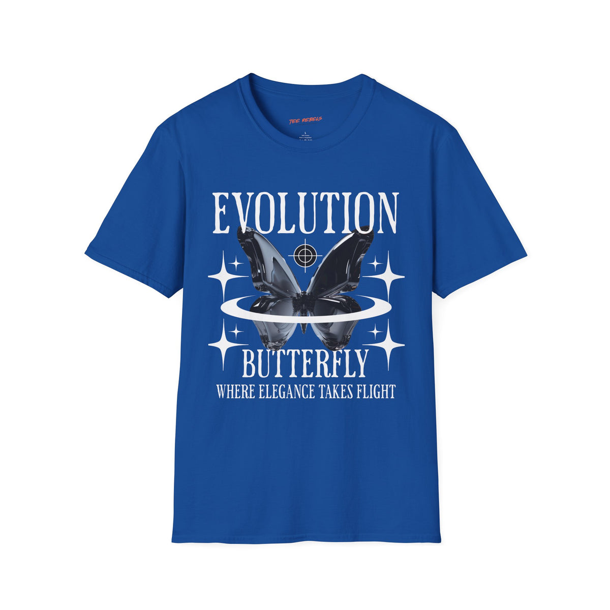 Evolution Butterfly 3 Spread Love Rose Graphic T-Shirt