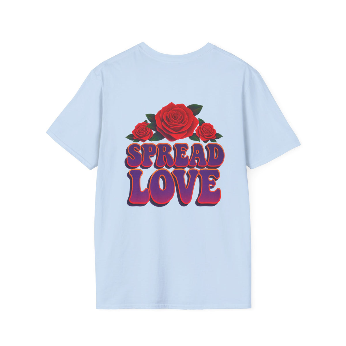 Unlimited Edition Butterfly Spread Love Rose Graphic T-Shirt