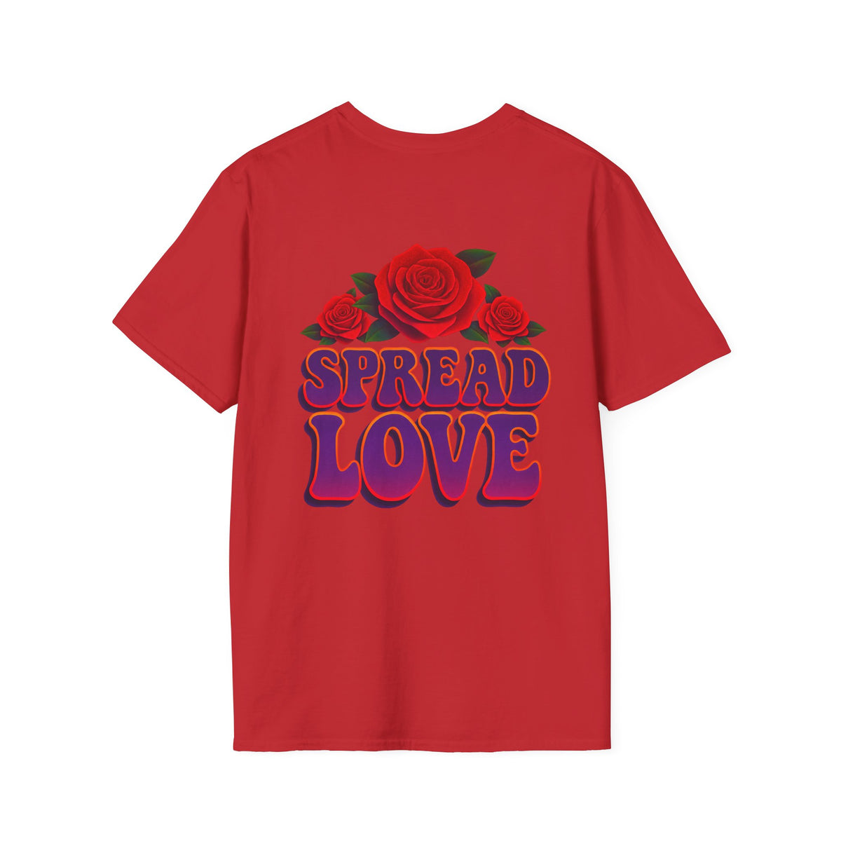 Essential of Leisure Butterfly Spread Love Rose Graphic T-Shirt